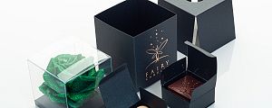 Vitalna čarobna vrtnica z nakitom in čokolado