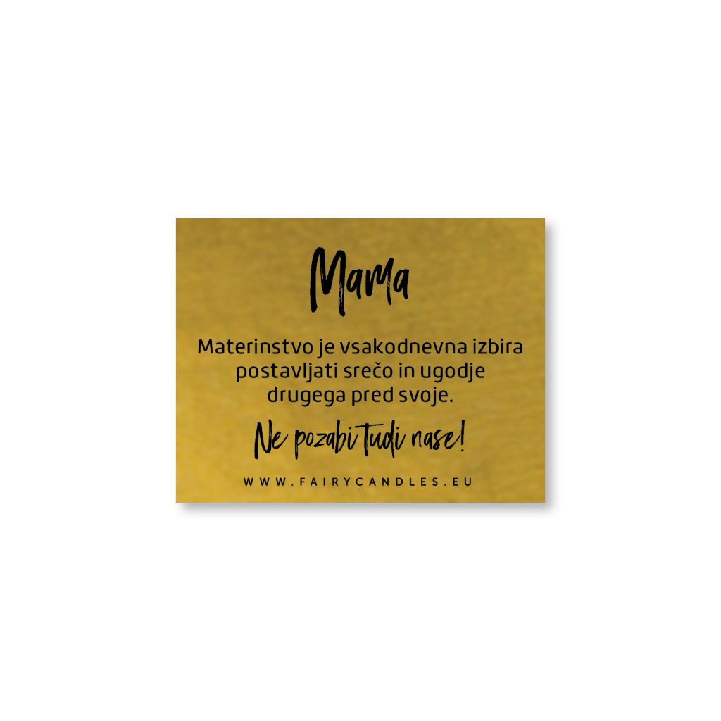 Posvetilo za mamo V-4