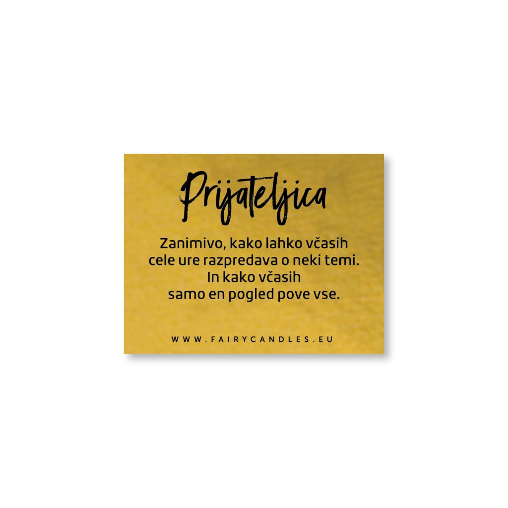 Posvetilo za prijateljico V-22