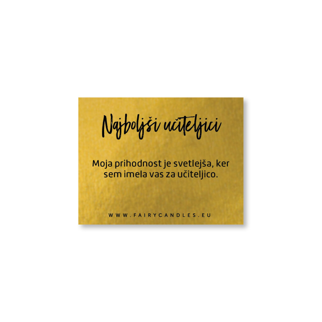 Posvetilo za učiteljico V-59