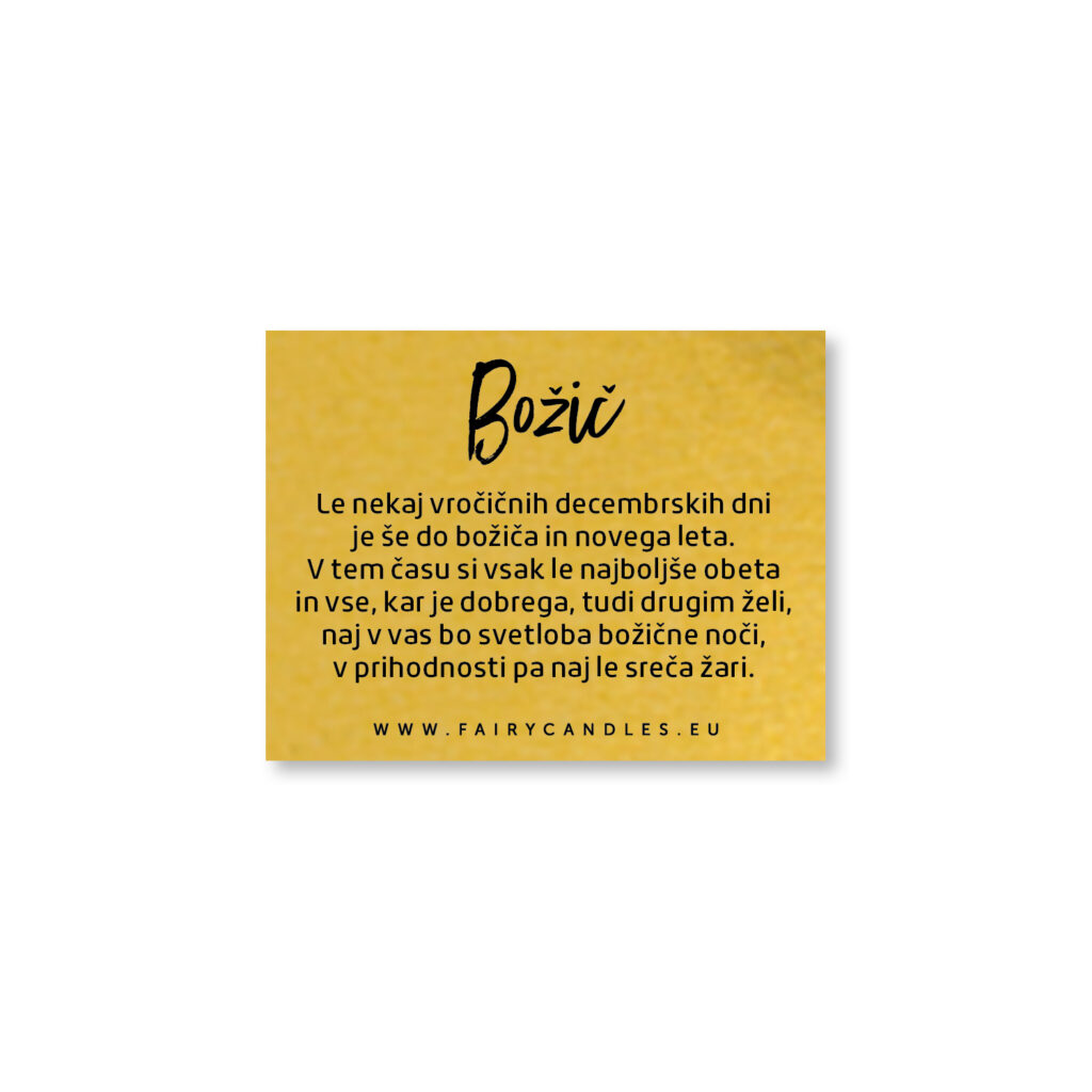 Posvetilo za božič V-100