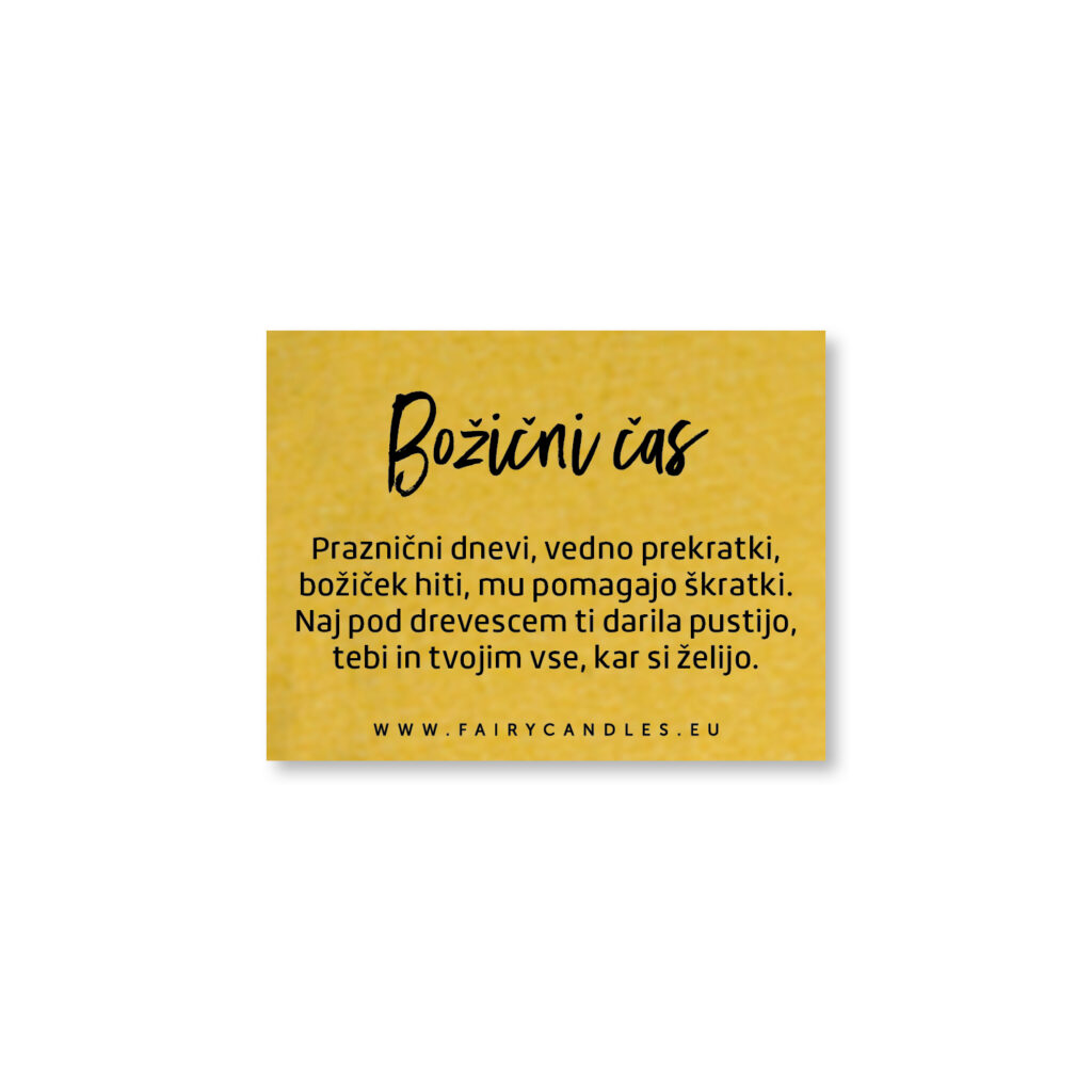 Posvetilo za božič V-107